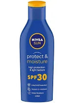 Load image into Gallery viewer, NIVEA SUN PROTECT &amp; MOISTURE SPF-30 125 ML.
