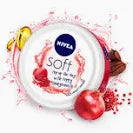 NIVEA SOFT PEPPY POMEGRANATE CREME 200 ML.