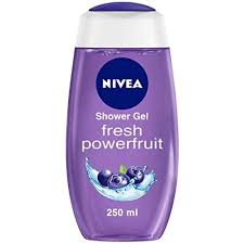 NIVEA CARE SHOWER FRESH POWERFRUIT 250 ML.