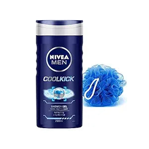 NIVEA SHOWER GEL COOLKICK 250 ML.