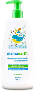 Load image into Gallery viewer, MAMAEARTH NOURISHING BODY WASH FOR BABIES 400 ML.
