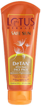 Load image into Gallery viewer, LOTUS FACE PACK DETAN AFTER SUN 100GM
