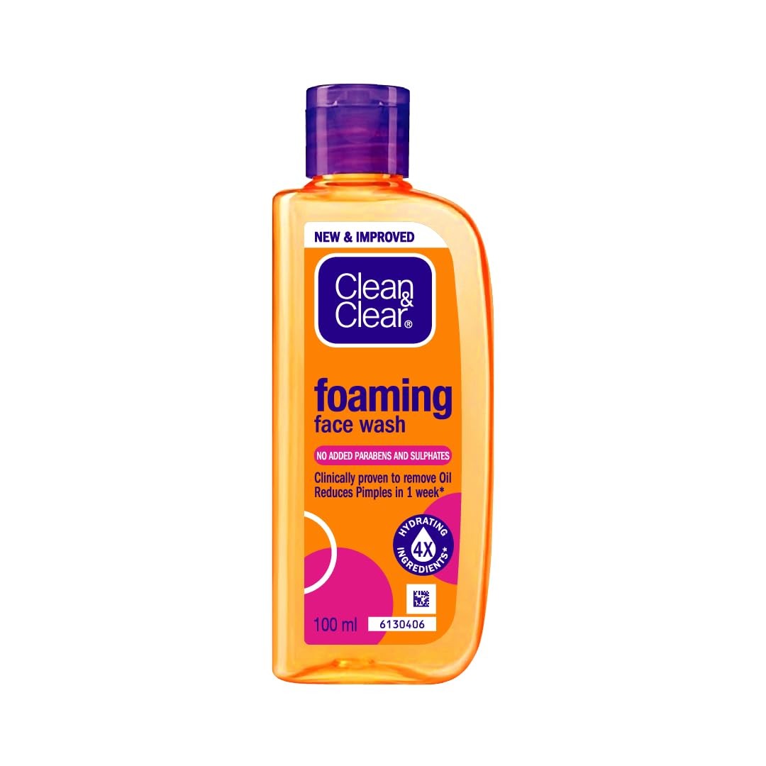 CLEAN & CLEAR FACE WASH FOAMING 100 ML.