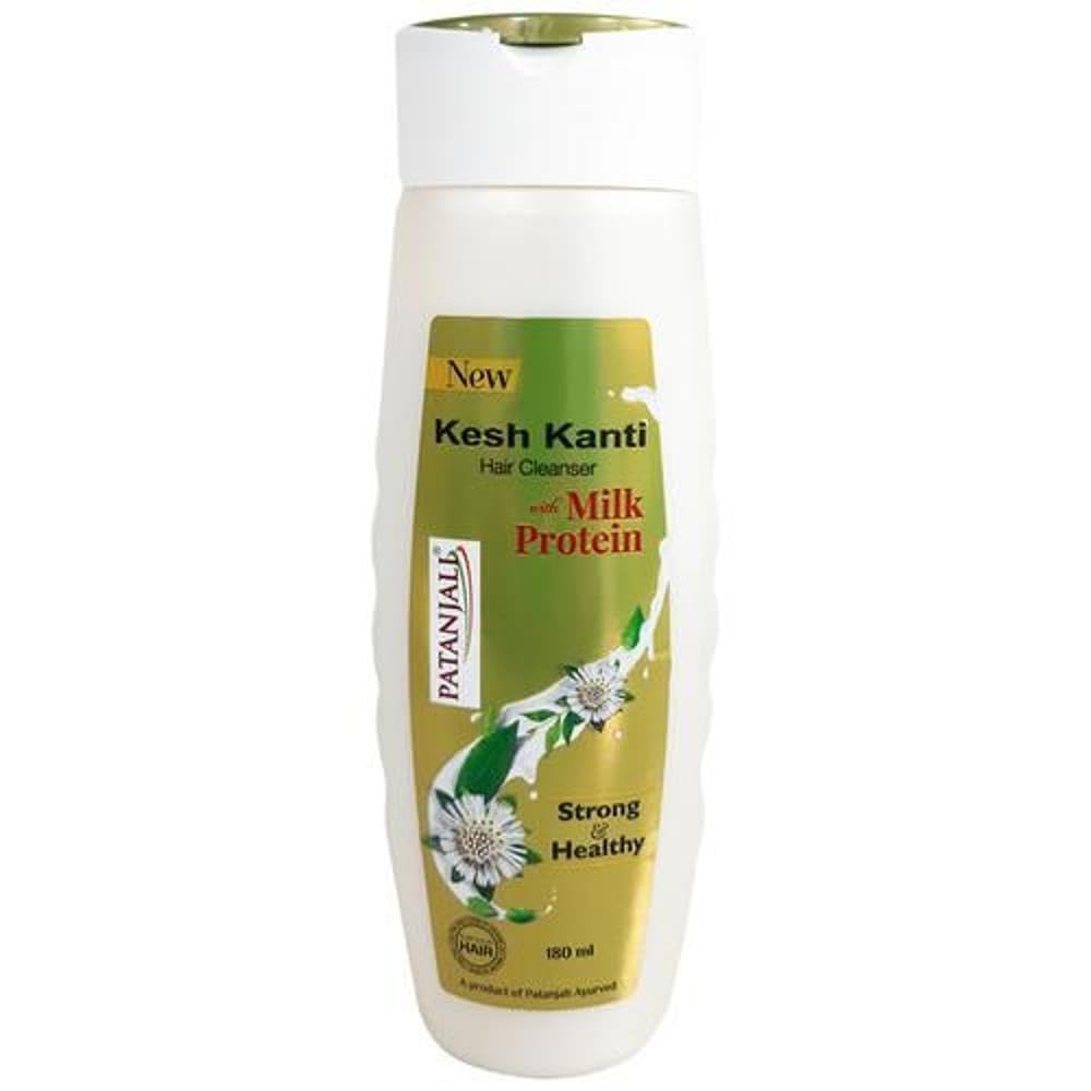 PATANJALI KESH KANTI HAIR CLEANSER MILK PROTEIN 180 ML.