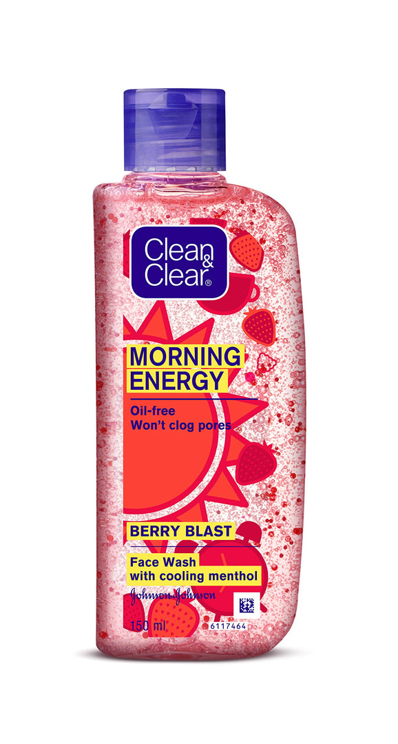 CLEAN & CLEAR BERRY BLAST FACE WASH 150 ML.