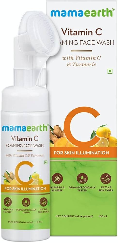 MAMAEARTH VITAMIN C FACE WASH 150 ML.