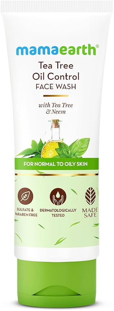 MAMAEARTH TEA TREE FACE WASH 100 ML.