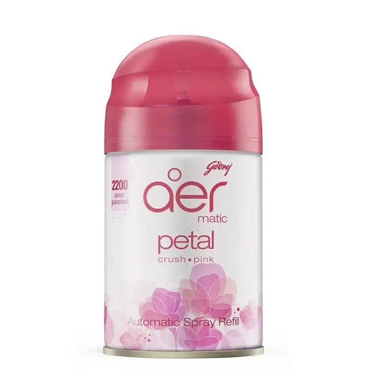 GODREJ AER MATIC PETAL CRUSH PINK 225 ML.