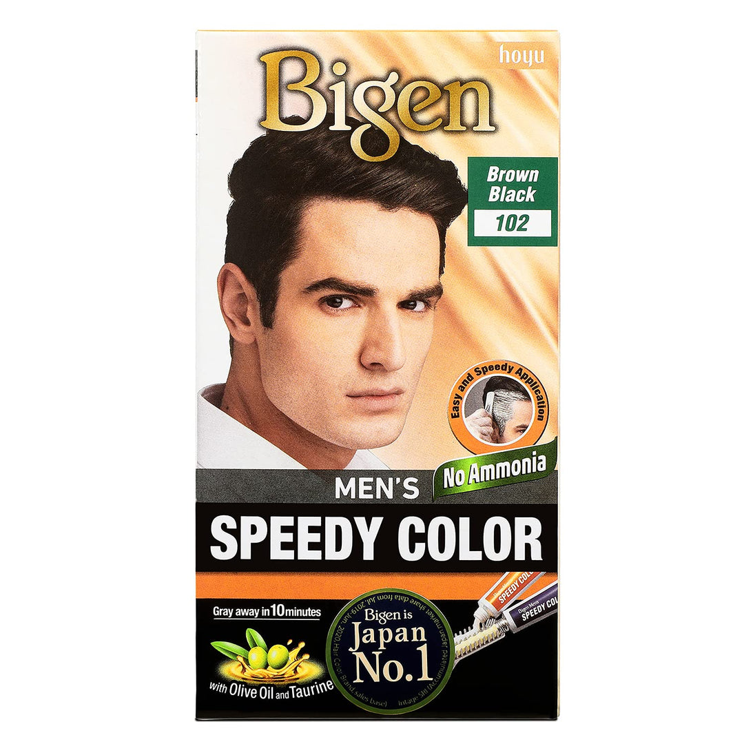 BIGEN MENS SPEEDY COLOR102 BROWN BLACK
