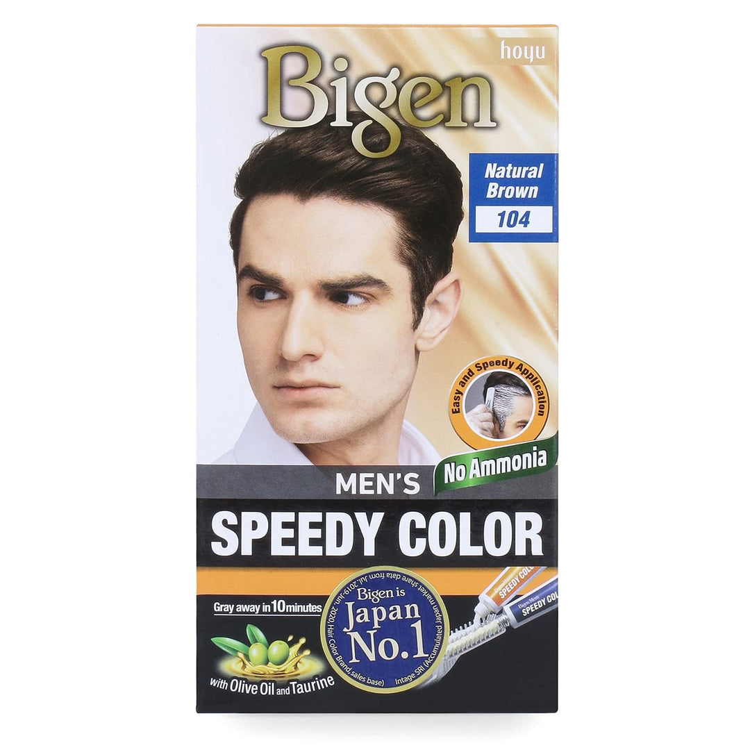BIGEN MEN SPEEDY COLOR 104 NATURAL BROWN