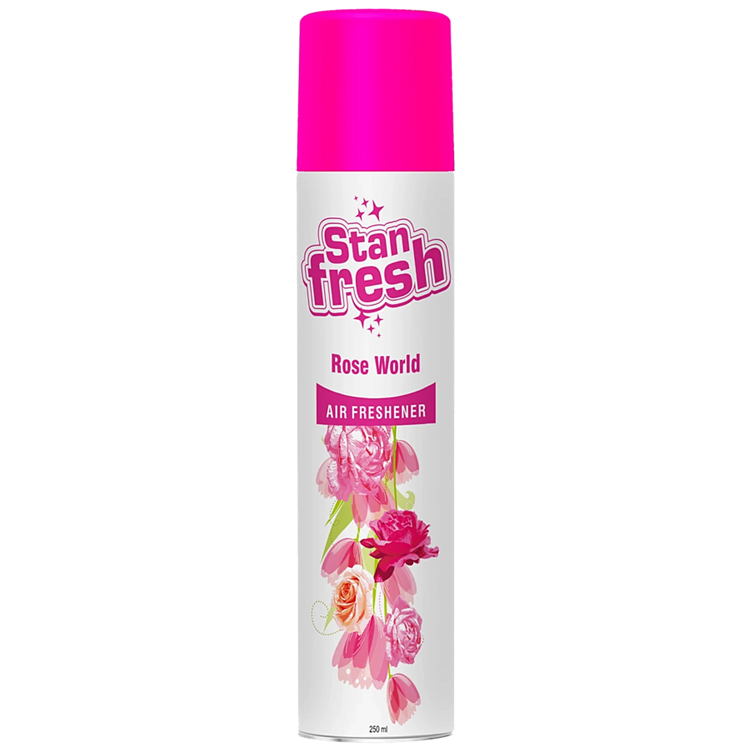 STANFRESH AIR FRESHENER ROSE WORLD 250ML