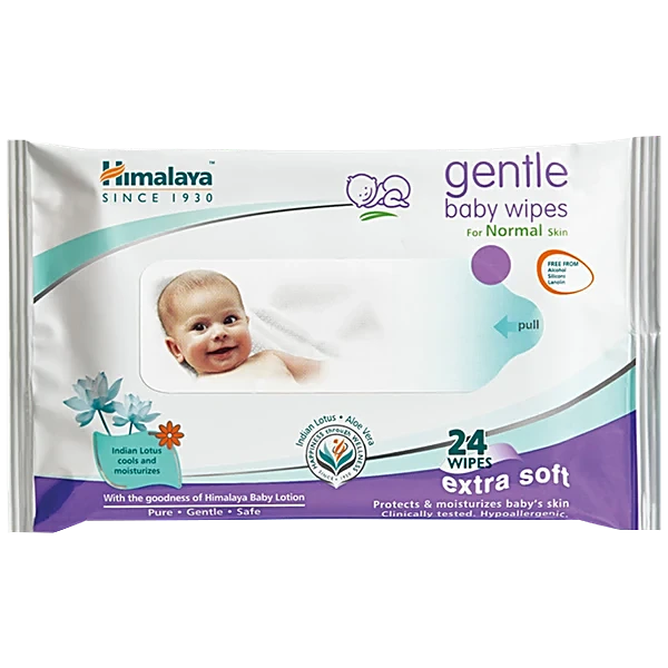 HIMALAYA BABY WIPES 24PCS