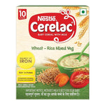 Load image into Gallery viewer, CERELAC WHEAT RICE MIXED VEG 300 GM.
