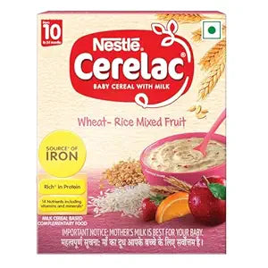 CERELAC WHEAT RICE MIX FRUIT 300 GM.