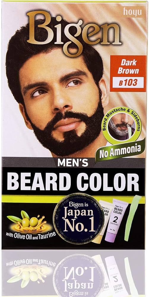 BIGEN MEN BEARD COLOR 103 DARK BROWN