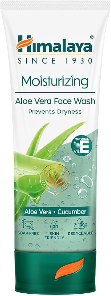 HIMALAYA FACE WASH ALOE VERA MOITURI 50 ML.