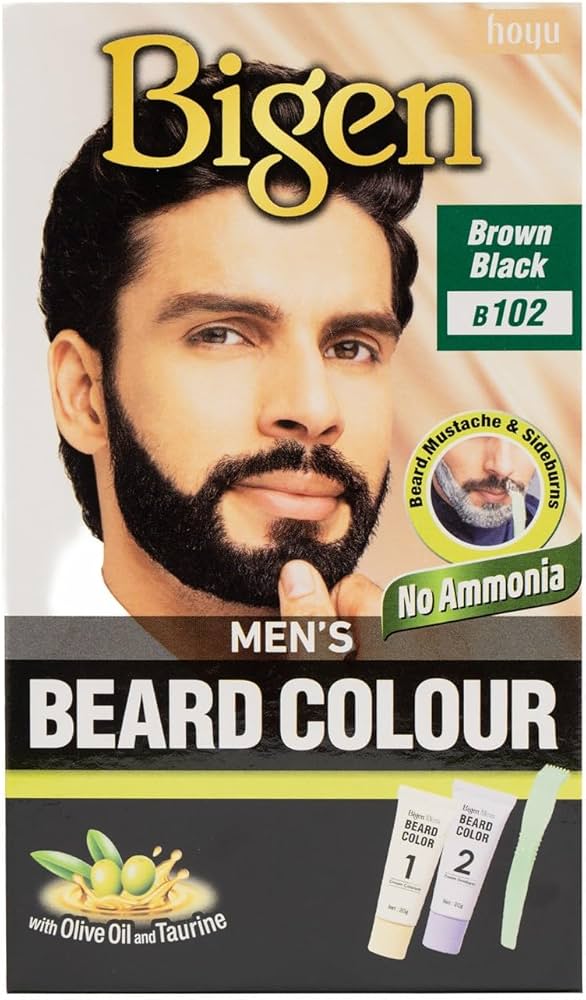 BIGEN MEN BEARD COLOR 102 BROWN BLAC