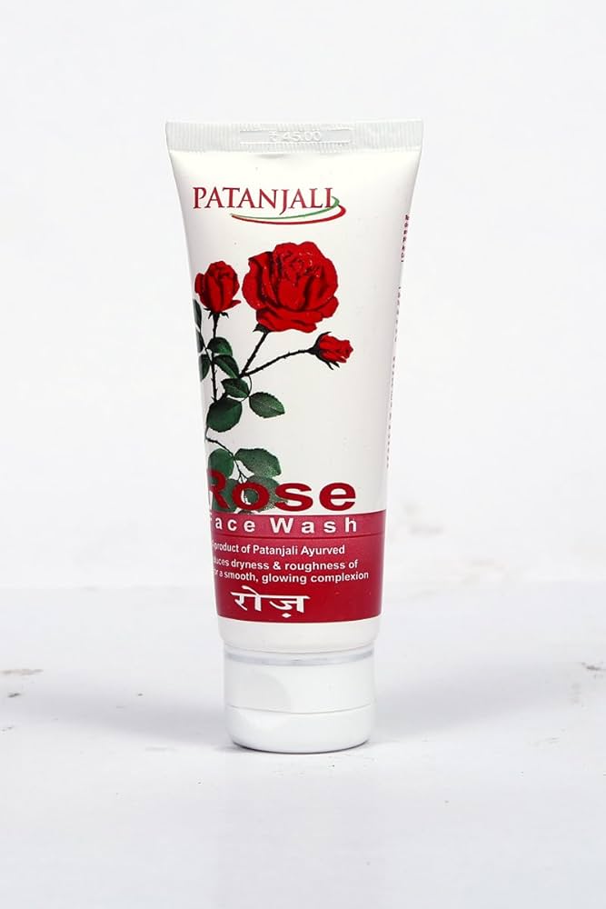 PATANJALI FACE WASH ROSE 60 GM.