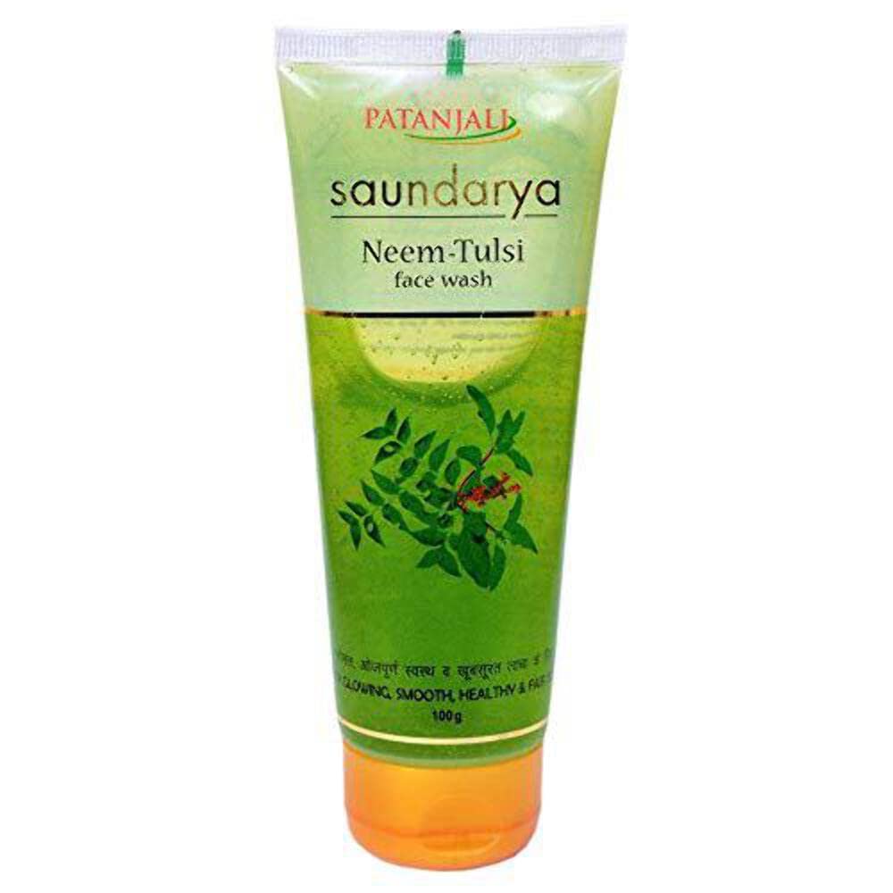 PATANJALI FACE WASH  NEEM TULSI 100 GM.