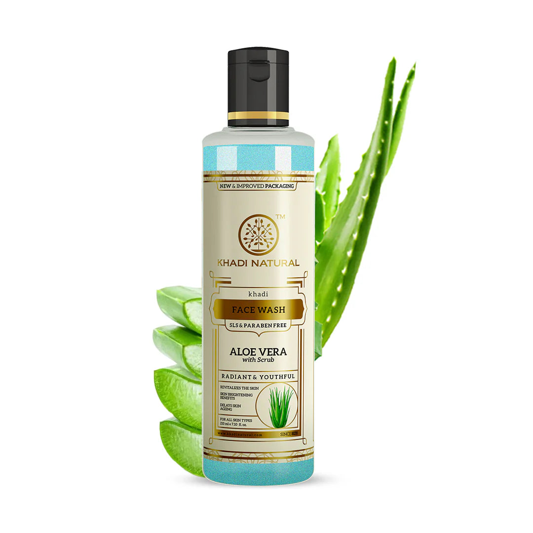 KHADI FACE WASH  ALOEVERA 210ML