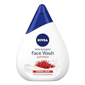 NIVEA FACE WASH MILK DELIGHT PRECIOUS SAFFRON 50 ML.