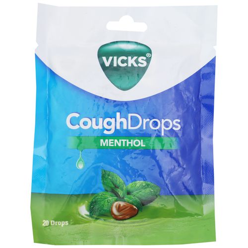 VICKS COUGH DROP MENTHOL 20 DROPS * 2GM.