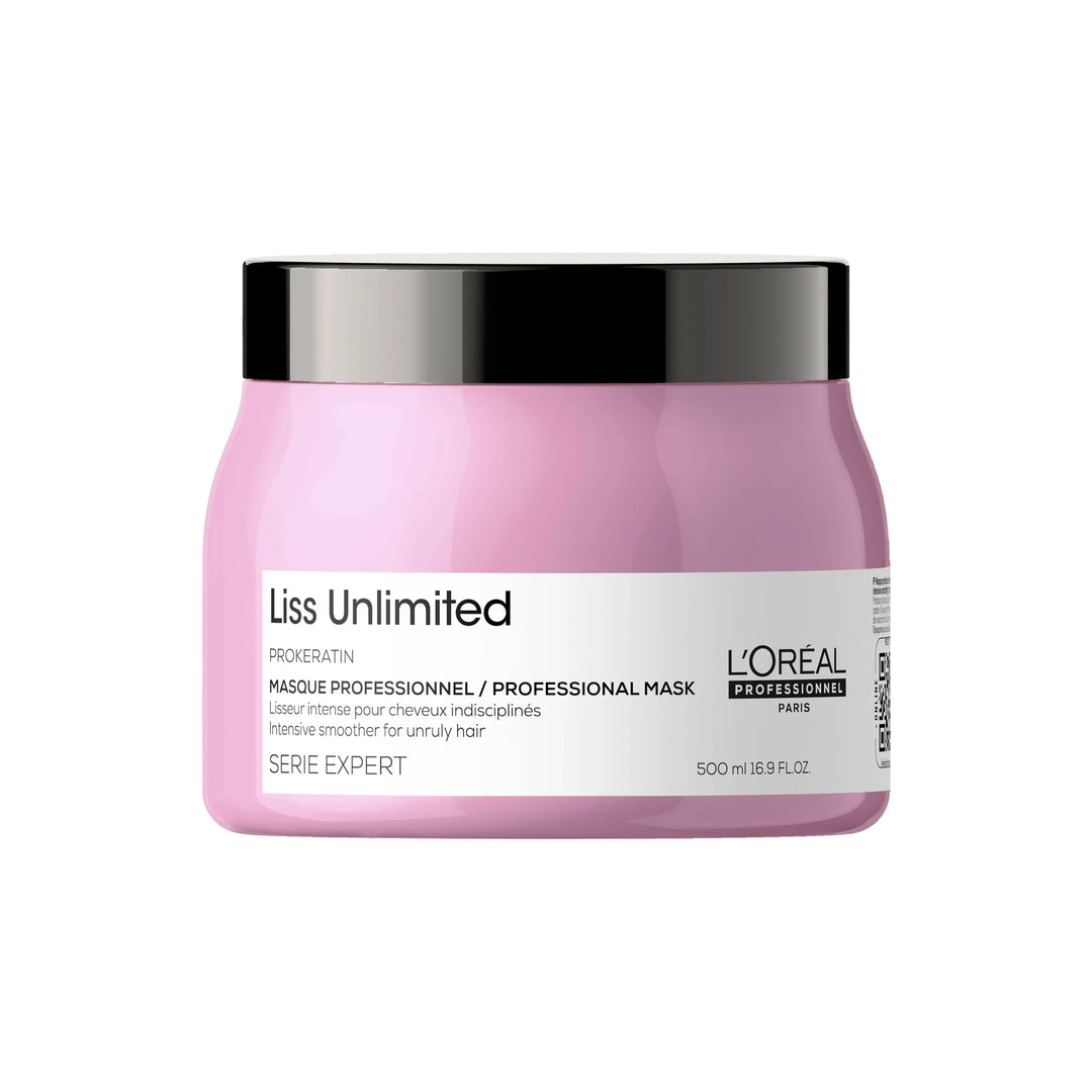 LOREAL MASQUE PRO KERTAIN LISS UNLIMITED 490 GM.