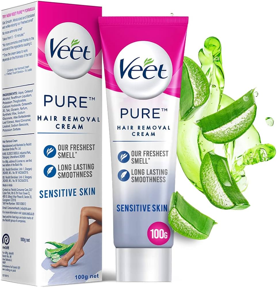 VEET HAIR REMOVAL SENSITIVE SKIN 100GM.