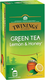Load image into Gallery viewer, TWININGS T/B GREEN TEA LEMON HONEY 100 BAGS.
