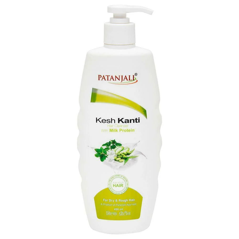 PATANJALI KESH KANTI HAIR CLEANSER MILK PROTEIN 450 ML.