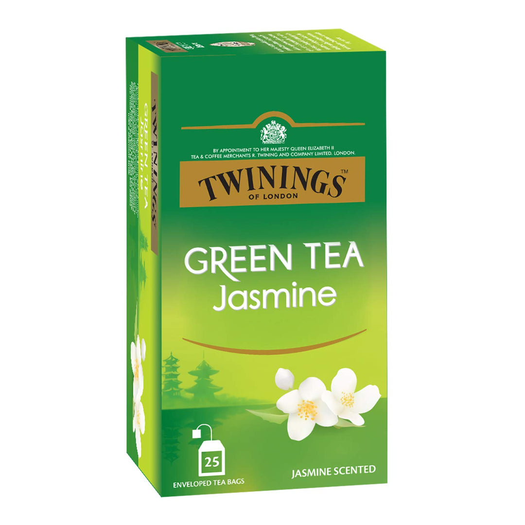 TWININGS TEA BAG JASMINE GREEN TEA 25 BAGS.