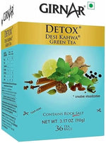 Load image into Gallery viewer, GIRNAR DETOX GREEN TEA DESI KAHWA 90 GM.
