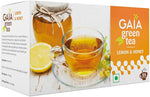 Load image into Gallery viewer, GAIA GREEN TEA BAG H &amp; LIME 25 BAGS.
