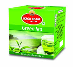 WAGH BAKRI GREEN TEA 100 GM.