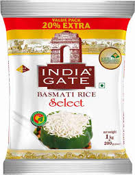 RICE INDIA GATE SELECT 1 KG.