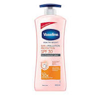 VASELINE BODY LOTION HEALTHY WHITE SPF30 400ML.