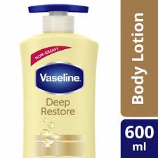VASELINE BODY LOTION DEEP RESTORE 600 ML.