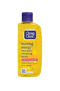 CLEAN & CLEAR MORNING ENERGY LEMON FRESH FACE WASH 50 ML.