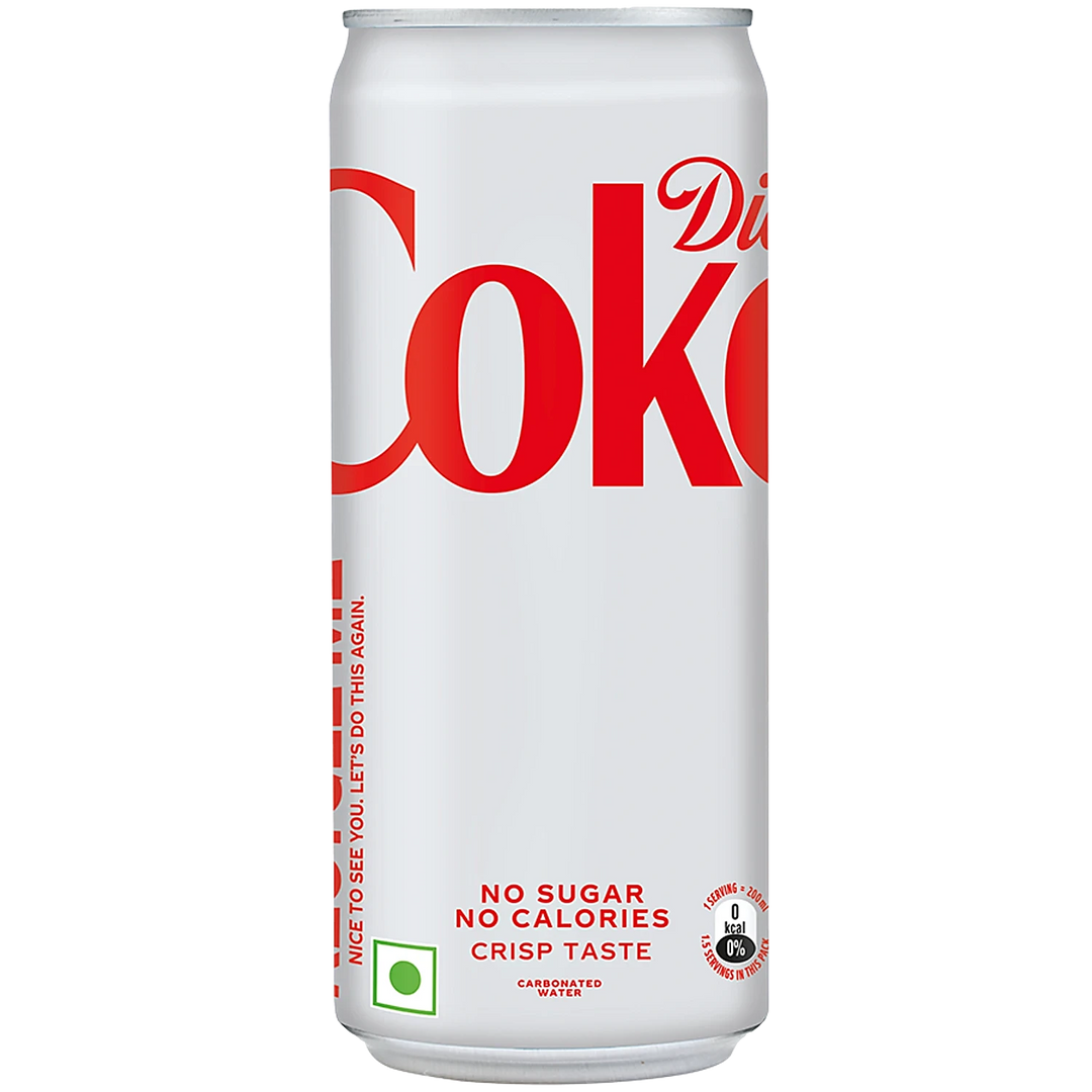 COKE DIET CAN 300 ML.
