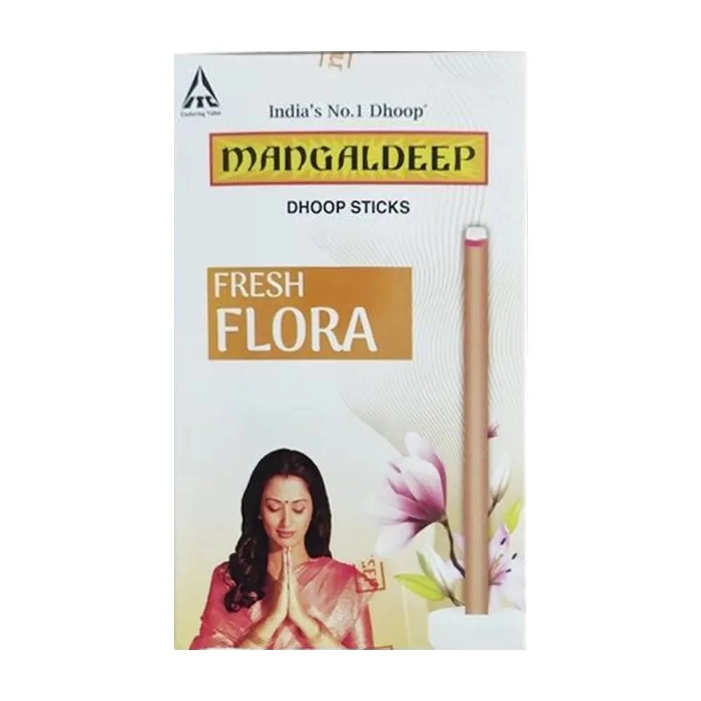 MANGALDEEP DHOOP STICK FRESH FLORA 16N.