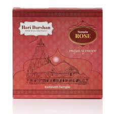 HARI DARSHAN DHOOP TEMPLE ROSE 100G
