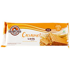 GOURMETS DELITE CARAMEL WAFFERS 150 GM.