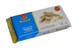 KRAVOUR VANILLA WAFER BISCUIT 75 GM.