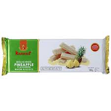 KRAVOUR PINEAPPLE WAFER BISCUIT 120 GM.
