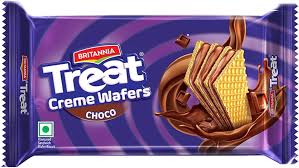 BRITANNIA TREAT WAFFERS CHOCOLATE 75 GM.