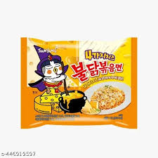 BULDAK QUATTRO CHEESE HOT CHICKEN RAMEN HOCHI NOODLES 145 GM.