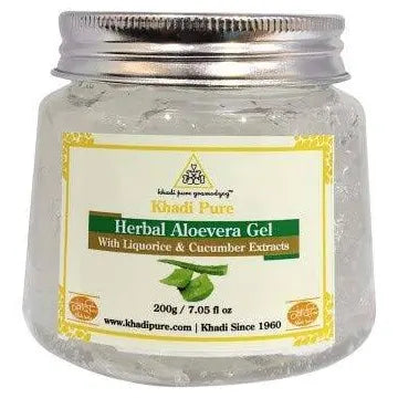 KHADI PURE ALOVERA GEL TRANSPARANT 200 ML.