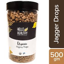 HELLO HEALTHY ORGANIC JAGGERY DROPS 300 GM.