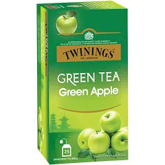 TWININGS TEA BAG GREEN APPLE 25 BAGS.