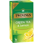 Load image into Gallery viewer, TWININGS TEA BAG GREEN &amp; LEMON 25 BAGS.
